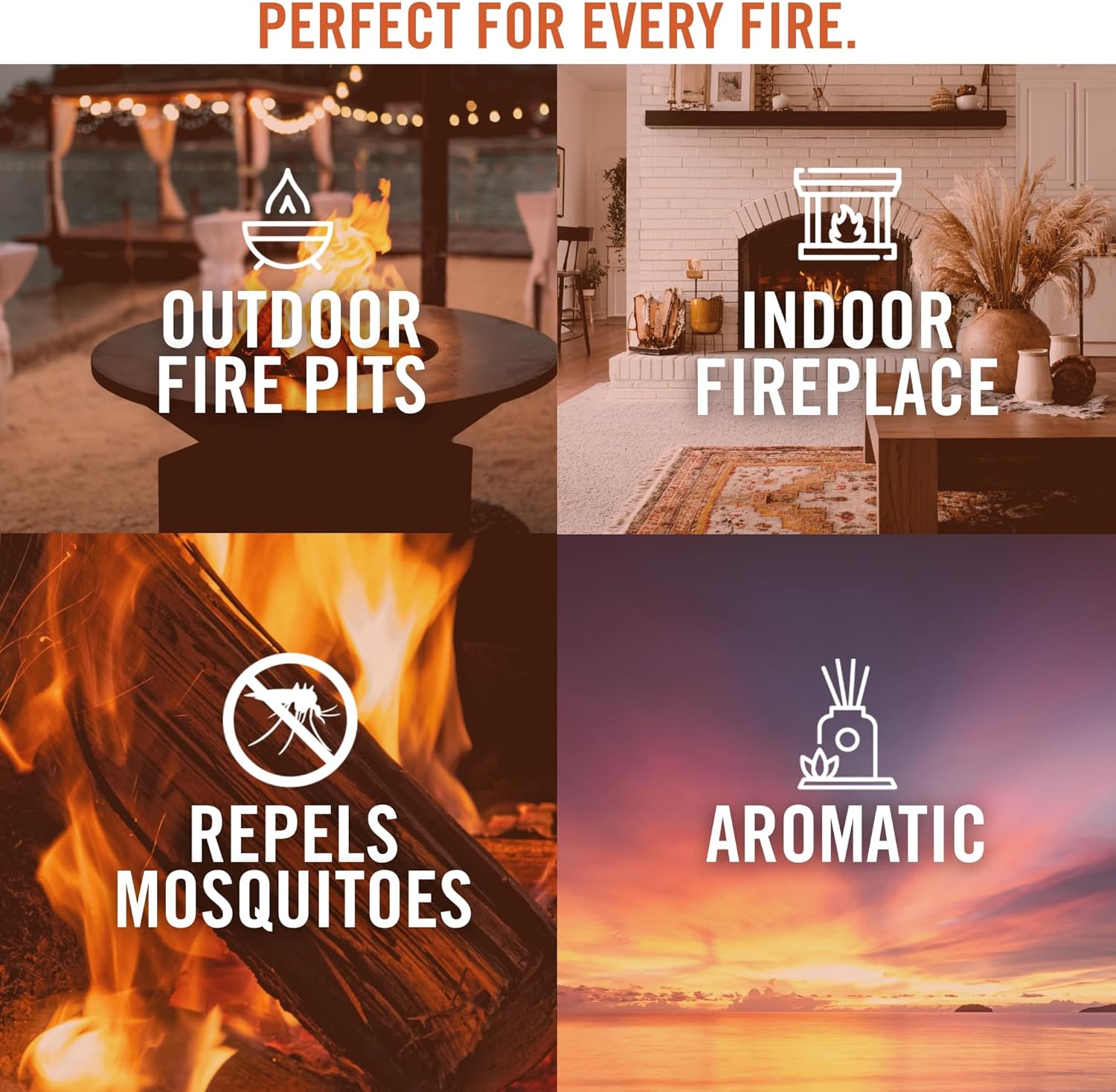 Piñon & Juniper Aromatic Firewood Box, Approximately 34 Pounds (1.5 Cubic Feet), Logs Measure Between 8-14 Inches