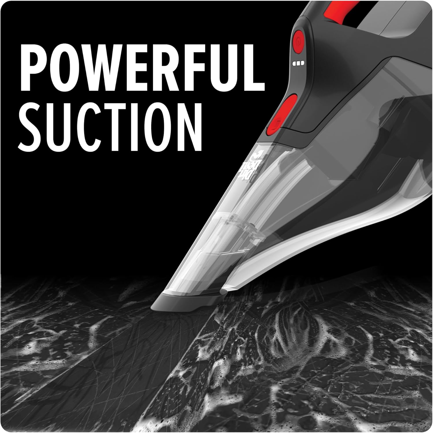 Dirt Devil 16V Cordless Handheld Vacuum Cleaner, Powerful Suction, Lightweight, Hand Vac for Wet and Dry Pickups, Includes Crevice Tool and Rechargeable Battery, Portable Vacuum Cleaner