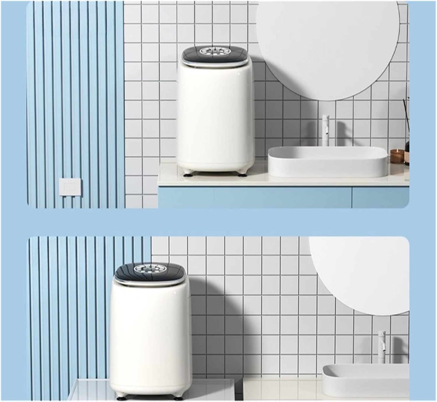 Automatic Underwear Washing Machine, Home Portable, Heated Washing And Drying All In One,for Travel,Camping, RV & Dorms