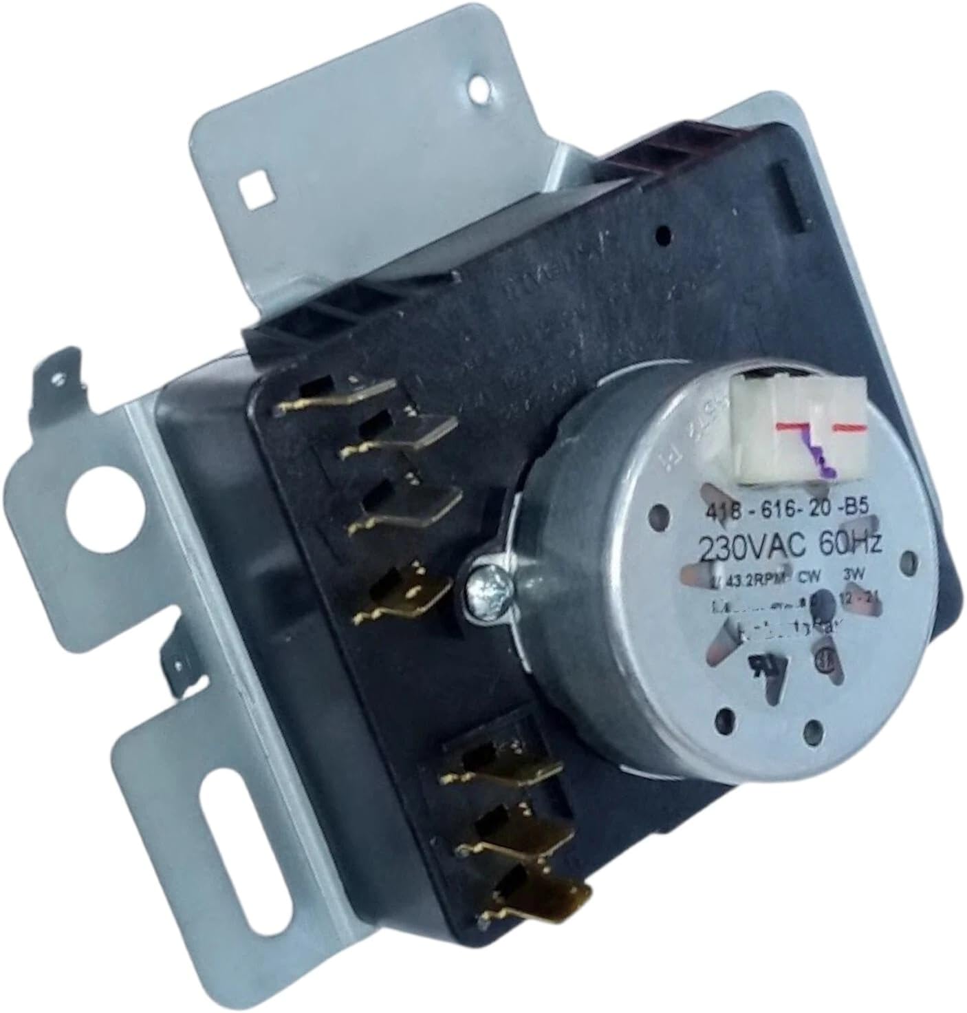 W10685024 Dryer Timer Control - for Whirlpool Maytag Admiral Washing Machine Dryer - Laundry Dryer Timer Replace for Numbers:WPW10685024 AP6023772 PS11757118 - D Shaped Shaft