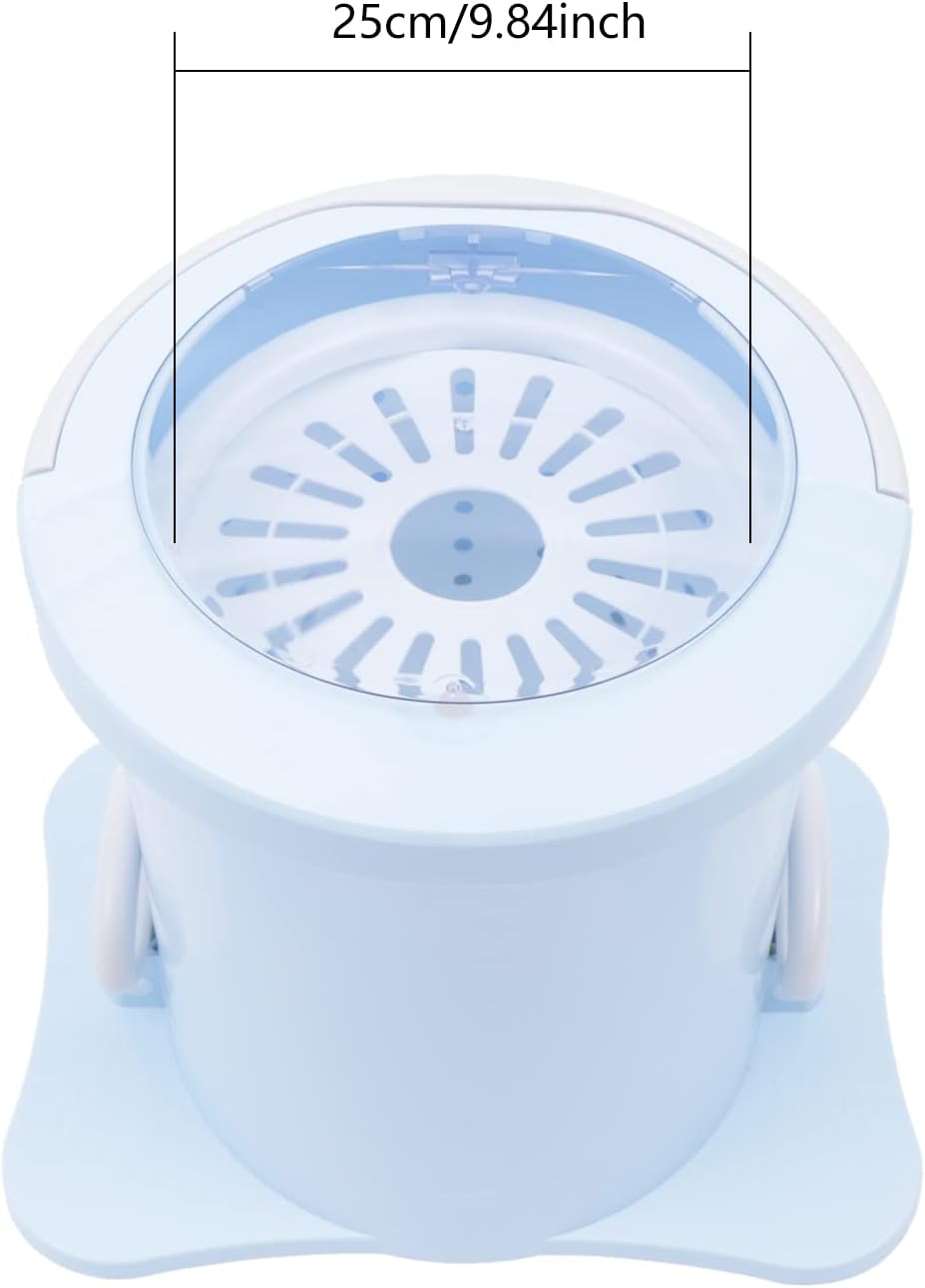 Clothing Spinner Dryer Compact Spin Dryer Mini Clothes Dryer, Manual Laundry Dryer Non-Electric Laundry Drying Machine (4~8 Pieces of Spring & Summer Clothes, 1~3 Pieces of Autumn & Winter Clothes)