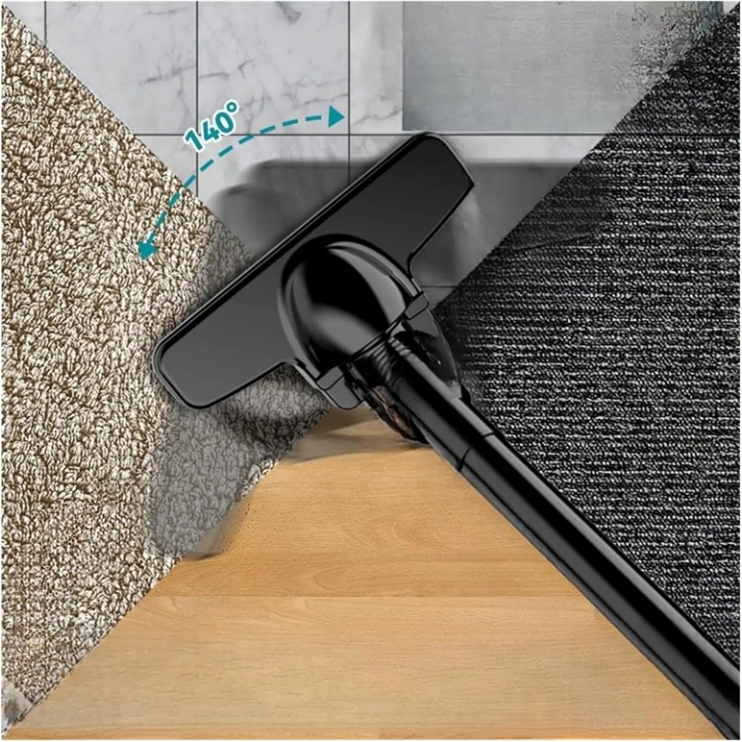 Handheld Cordless Vacuum Electric Power Cleaner For With 6pcs Tubes & 2pcs Filter