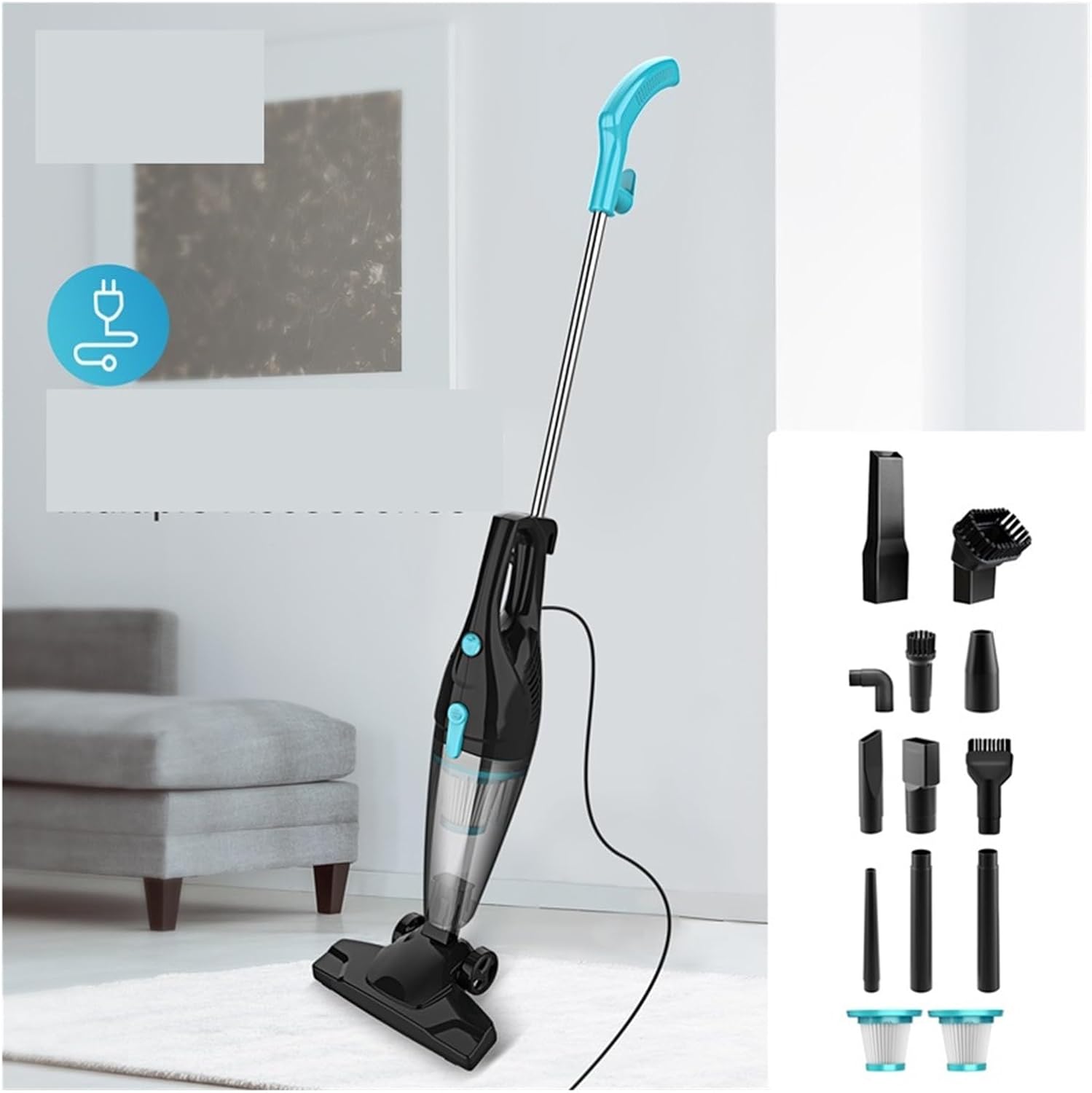 Compatible With INSE R3S Corded Vacuum Cleaner 400W Motor, 3-in-1 Handheld & Lightweight, Ideal for Household Cleaning(US)