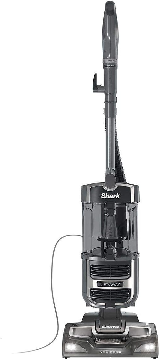 Shark UV650 Navigator Bagless Lightweight Lift-Away Pod Vacuum Removes Pet Hair,Dust and Debris Off Furniture (Silver) (Renewed)