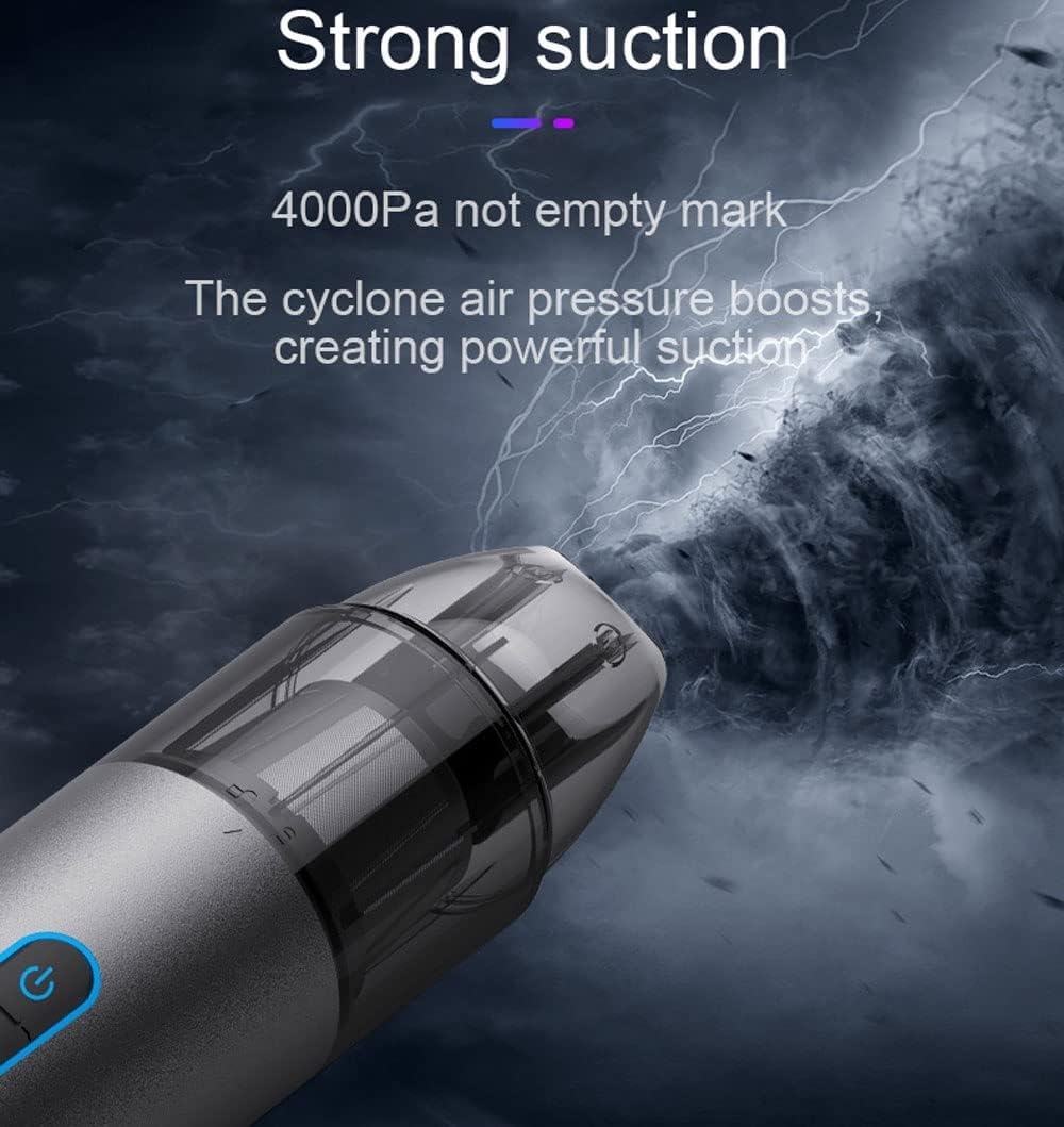 Handheld Vacuum Cordless, Portable Hand Held Car Vacuum Cleaner with High Power, Rechargeable Mini Vacuum for Home Office Pet Hair Cleaning, Lightweight and Quick Charge