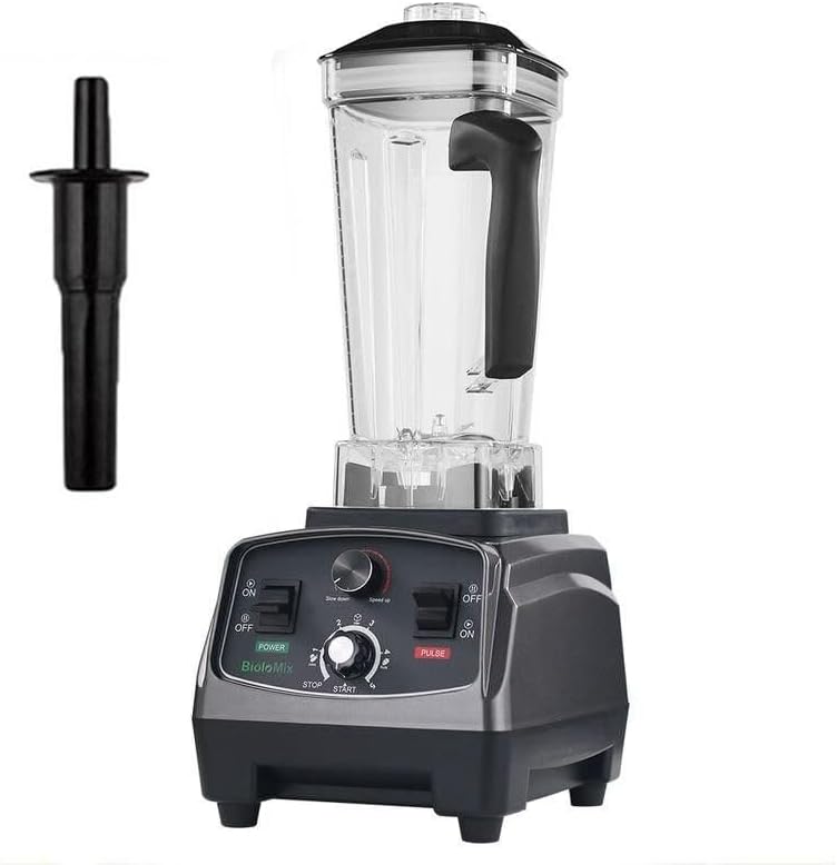 high power 2200w commercial grade blender with timer, 2l bpa-free jar