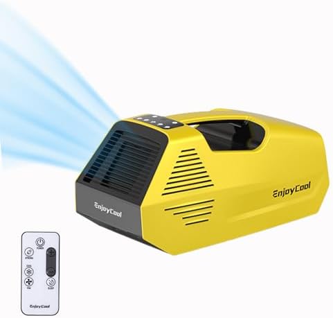 Portable air conditioner,Built-in Cool,Fan,Sleep Modes,Outdoor Air Conditioner tent air conditioner,Tent Air Conditioner with Remote Control 2380 BTU(Battery Not Included)