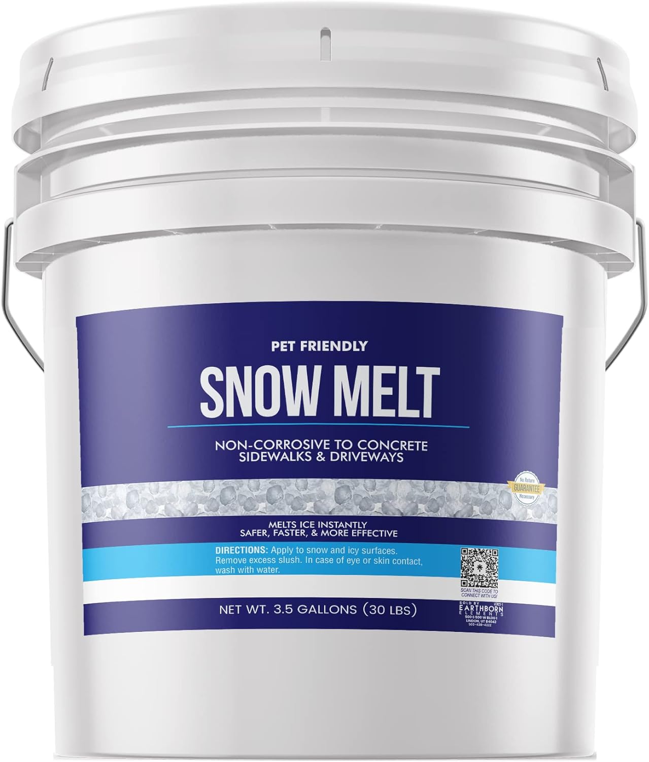 Earthborn Elements Snow Melt 3.5 Gallon, Fast-Acting & Powerful, Pet & Eco-Friendly Pellets