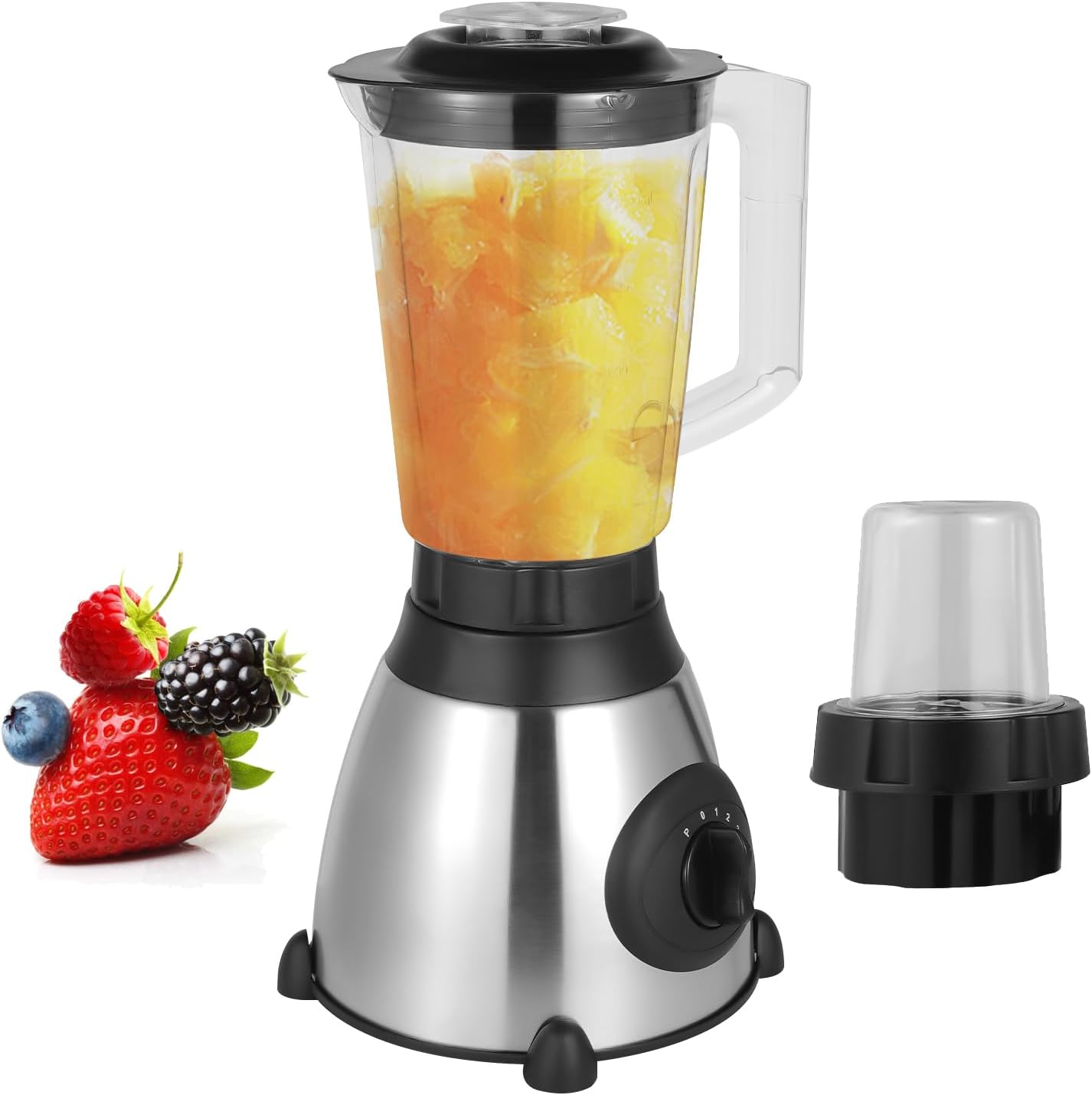 Portable Blender for Shakes and Smoothies 54 Oz Countertop 800W Smoothies Maker with 5 Speeds & To-Go Lids Grinder Single Serve Mixer Blender for Shakes and Smoothies