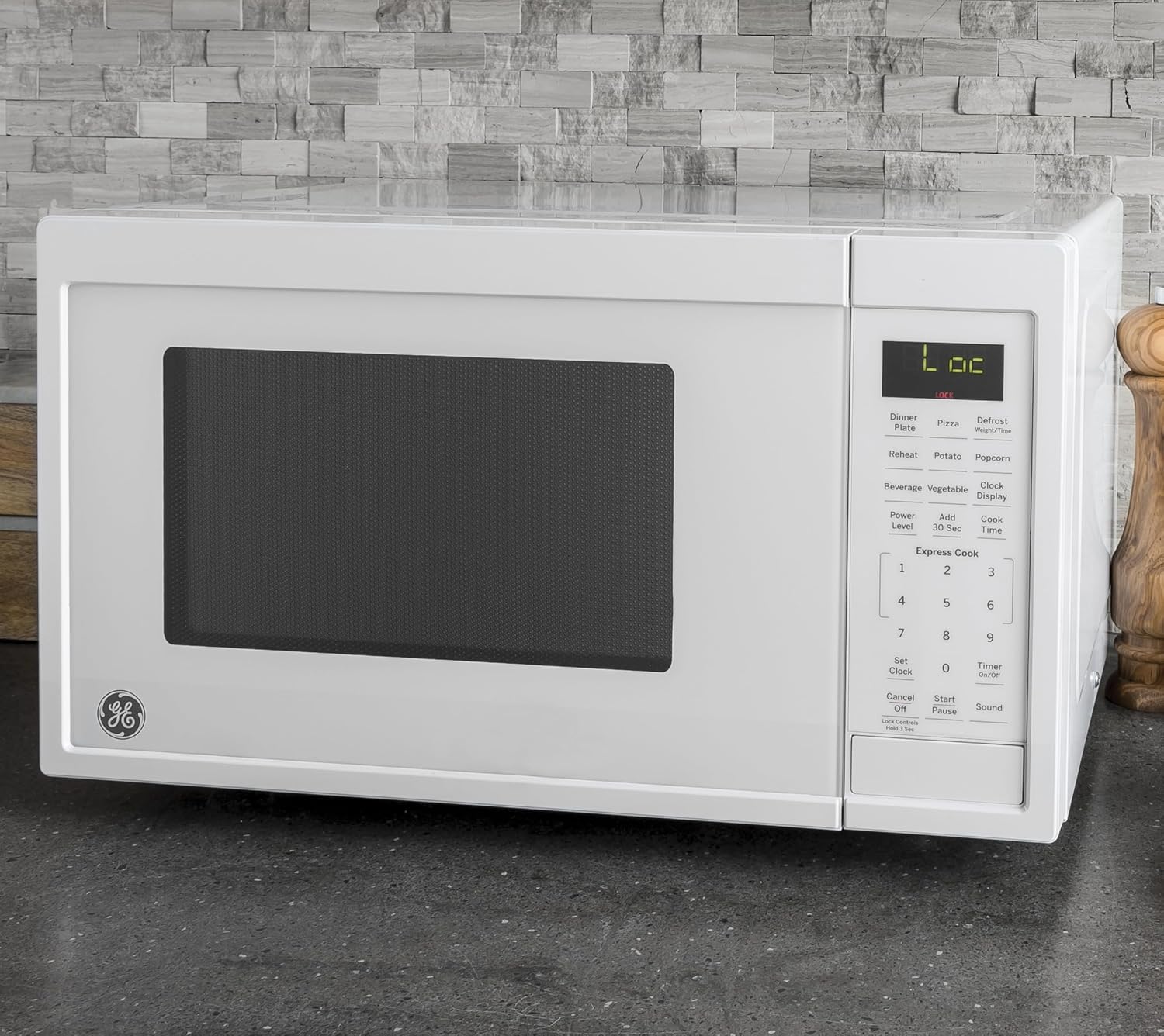 GE countertop Microwave ovens, Small, White