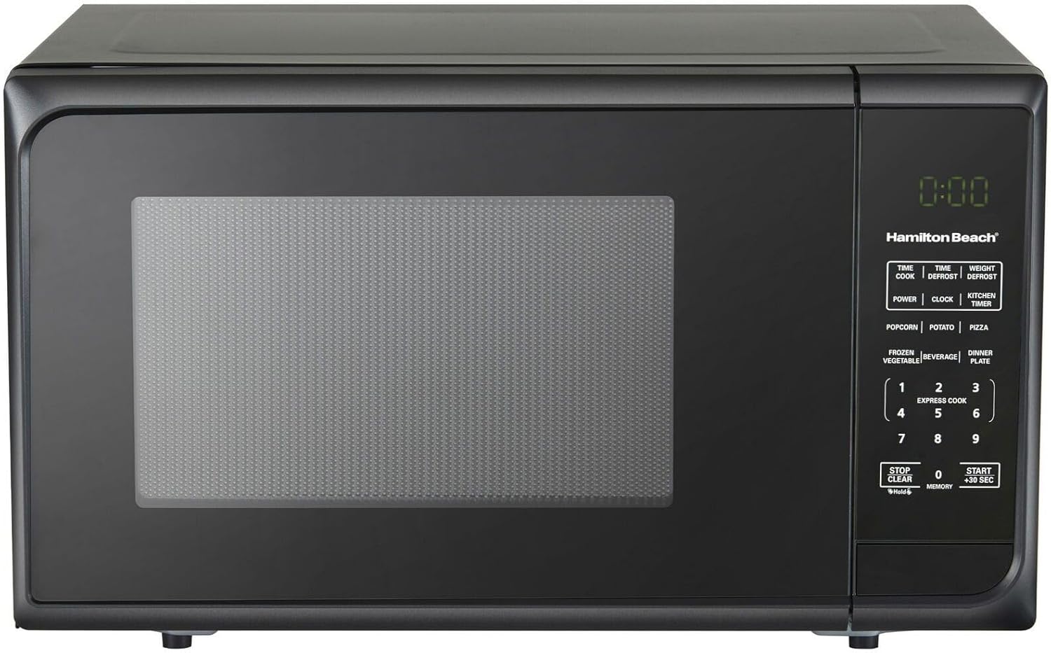 Compact 900W Gloss Black Microwave Oven - 0.9 cu ft Countertop Design for Efficient Cooking, Ideal for Home, Office & Small Spaces - EM925A2CE-P1
