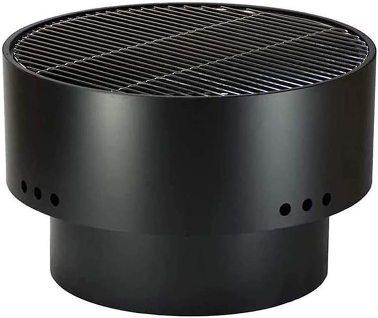 Grills DIY BBQ Grill Round Charcoal Stove Outdoor Bacon Portable Barbecue Grills, Has Excellent Heat Dissipation, Prevents Rust