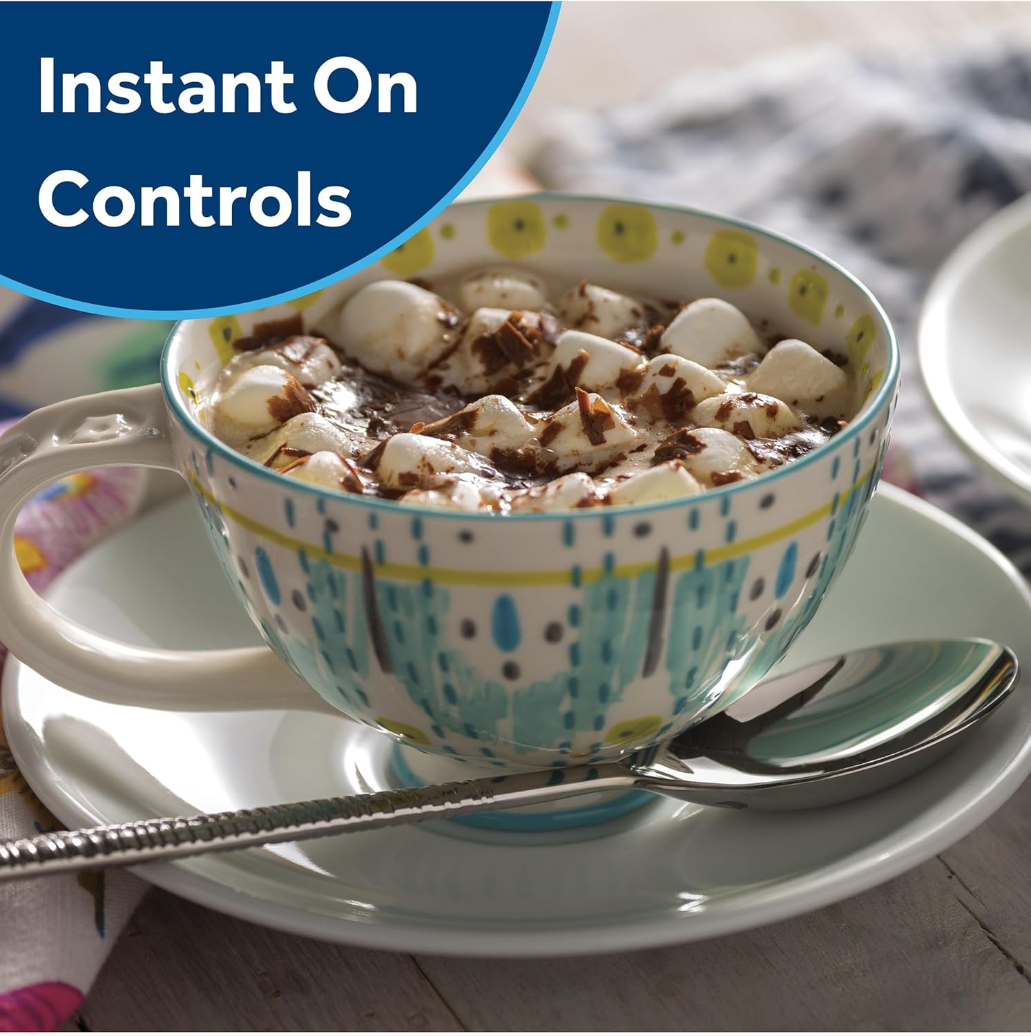 GE Countertop Microwave Oven, 1,150-watt Capacity, 1.6 Cubic Ft., 8 Auto Setting Cooking Settings, Child-Lock Technology, Kitchen Essentials for the Countertop, Dorm Room or Apartment, Stainless Steel