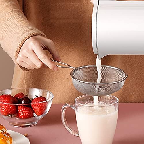Soymilk Machine Automatic Heating Soyabean Milk Maker Filter-Free Non-Drip Spout Reservation Soy Beans Milk Juicer Grain(Black)