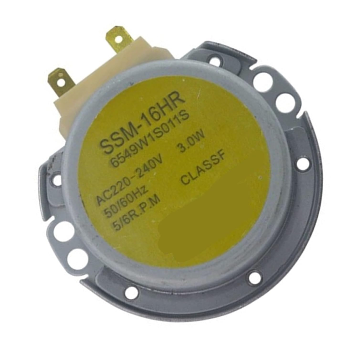 Microwave Oven Replacement Parts- Turntable Motor 220V SSM-16HR Model Code 6549W1S011S