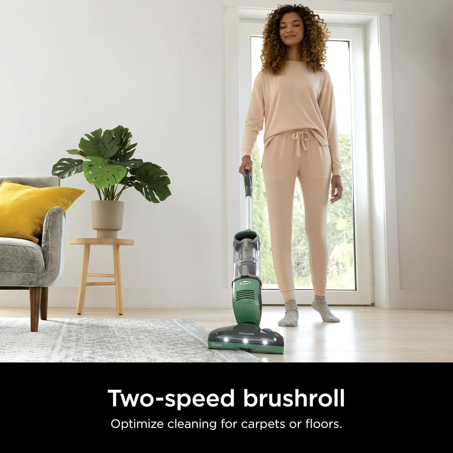 Shark SV1114 Rotator Freestyle Upright Bagless Cordless Stick Vacuum with Precision Charging Dock for Carpet, Hard Floor and Pet with XL Dust Cup and 2-Speed Brushroll, Green/Grey (Renewed)