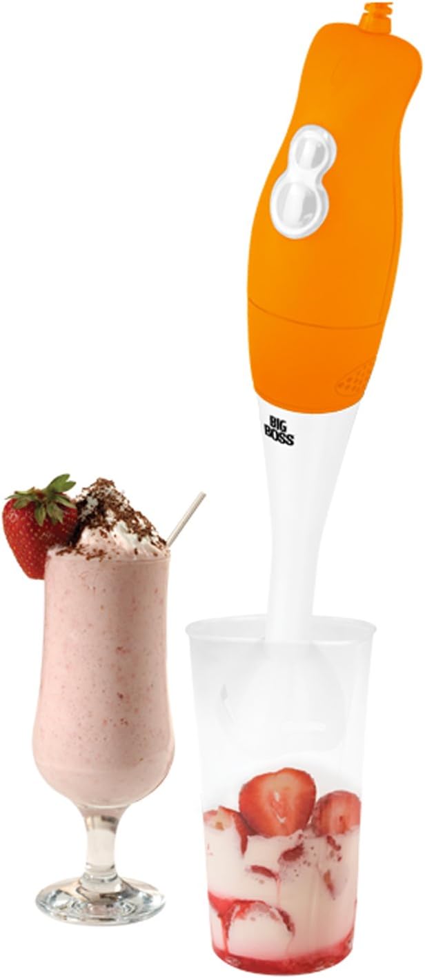 Big Boss 200 Watt Power 2-Speed Operation Immersian Hand-Stick Blender/mixer with a Mix/Measuring Cup