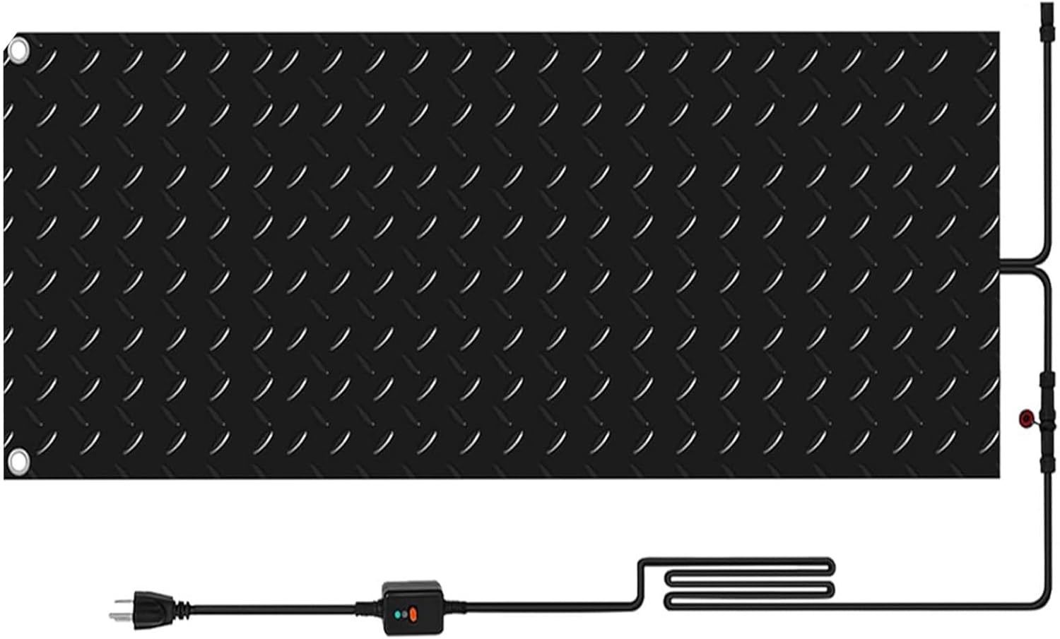 Heated Snow melt Pads for Sidewalks ， Heated Outdoor Pads for stairways - Electric Non-Slip Snow melt Pads for Winter Snow Removal - Heated Snow melt Pads for driveways(60x400cm/23.6x158in)