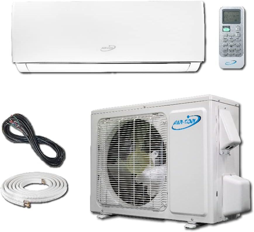 9000 BTU Mini Split Air Conditioner – Ductless AC/Heating System - 3/4 Ton Pre-Charged Inverter Heat Pump – 16 SEER - 15’ Lineset & Wiring - 100% Ready to Install - USA Parts & Support Serene Series