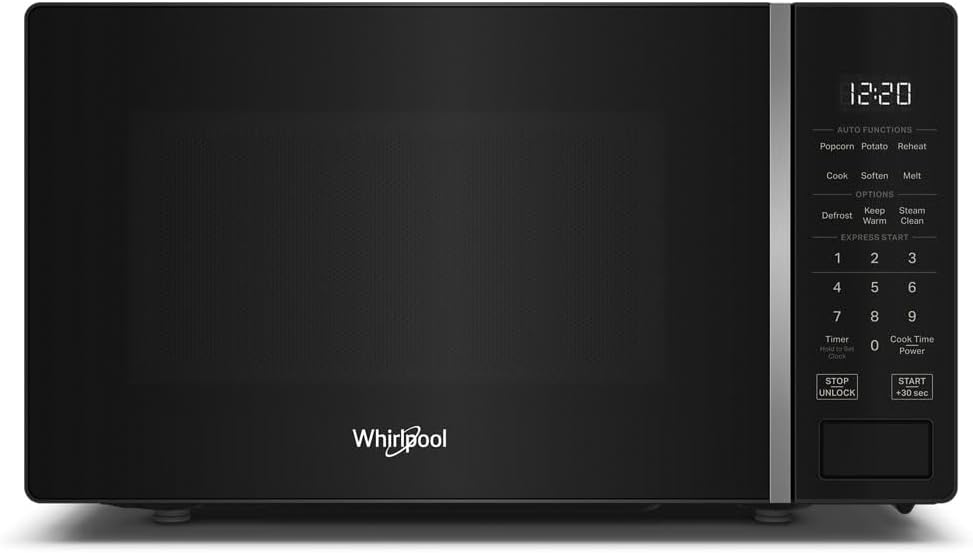 0.7 cu. ft. Black Countertop Microwave With Steam Clean - 700 watt