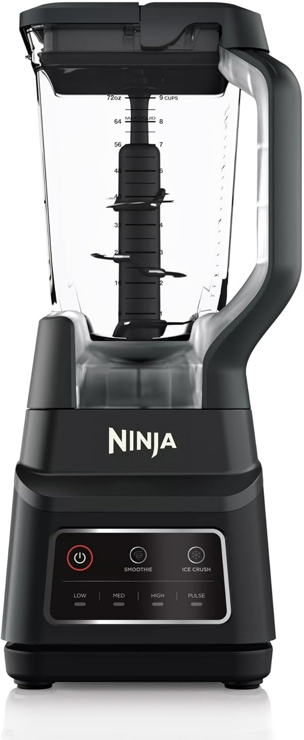 IT'S BRAZILIAN Ninja 1200W Professional Plus Blender with 2 Auto-iQ Programs, Smoothie & Ice Crush Functions, Large 72-Oz Pitcher for Home Use (Black)