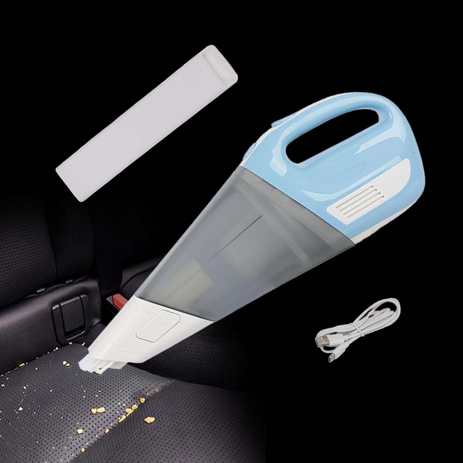 Mini Vacuum Cleaner Handheld Vacuum Lightweight Reusable Mini Car Vacuum Power Suction Cleaner for Shell Vehicle Pet Hair Car