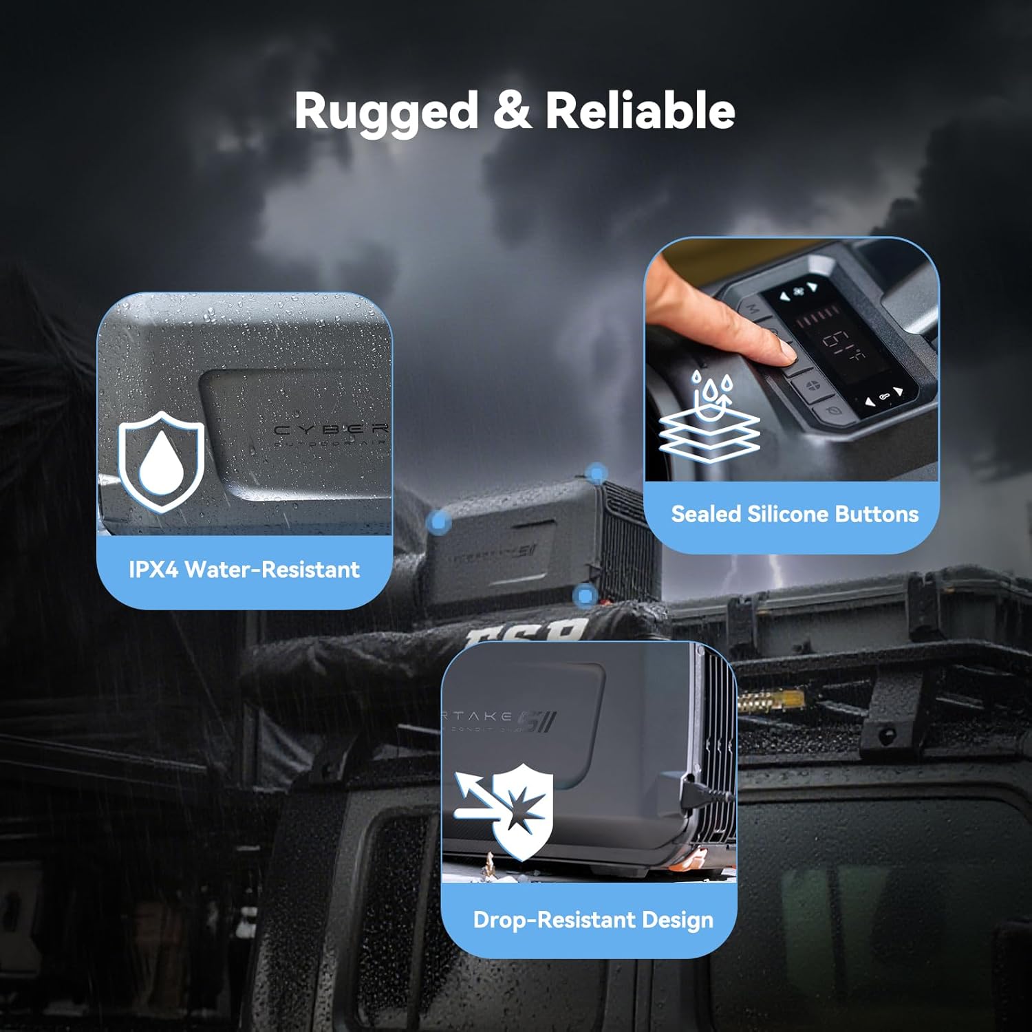 Portable Air Conditioner 5100 BTU, 4-in-1 AC Unit with Heater, Remote Control & Storage Bag & Installation Kit, Low Power Consumption Portable AC for Camping Tent, RVs or Home Use, Grey