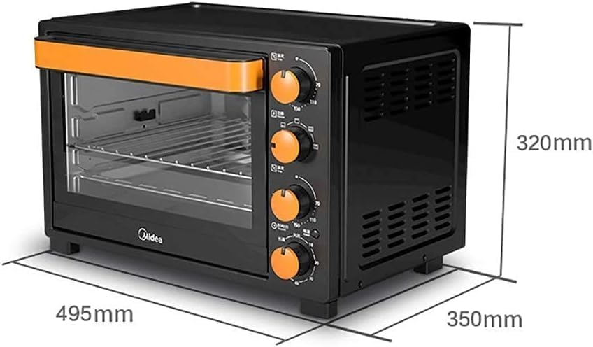 oven mini oven air fryer oven Mini Ovens 360 ° Rotating 32 Liter Large Capacity Electric Oven, Household Small 32L Large Capacity Baking Oven, Power 1500W Multifunctional Four-Layer Fully Automatic