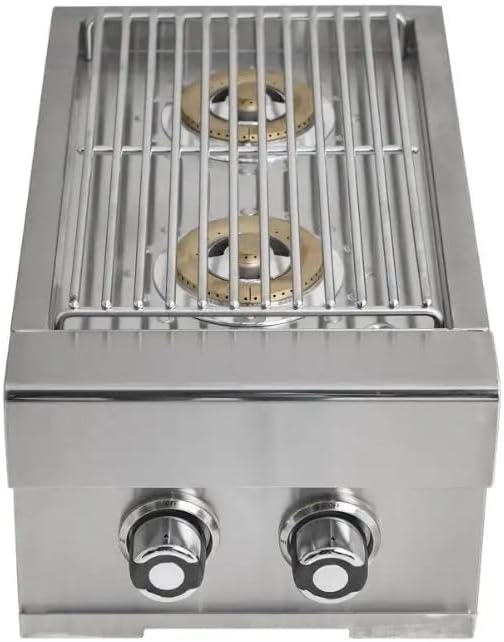 Barbeques Galore Turbo Double Side Burner NG - DBLSIDEBNG