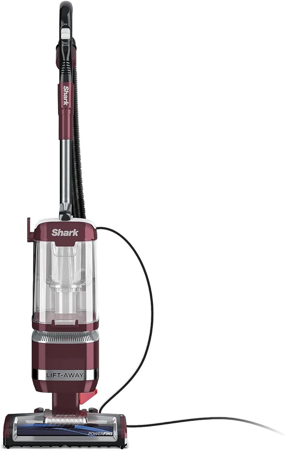 Shark LA401 Navigator Lift Away ADV Upright Vacuum with PowerFins Brush Roll, LED Headlights and Advanced Swivel Steering, Red (Renewed)