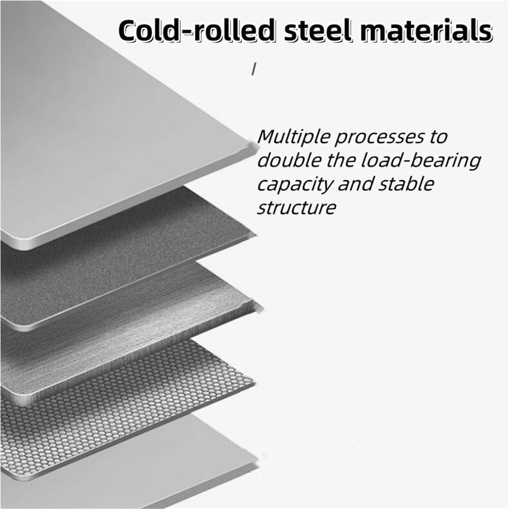 Cold-rolled Steel Laundry Pedestal, Washer and Dryer Pedestals with A Large Drawer, Washing Machine Pedestal with Adjustable Foot Pad, Universal Fit Anti-Vibration Washing Machine Stand(Black)