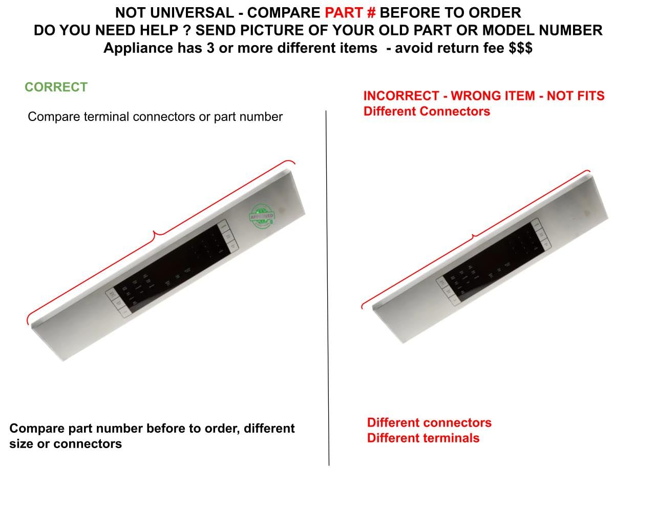 12014013 CKD014013X Compatible with Bosch Microwave Control Unit fits Old Number 12014013