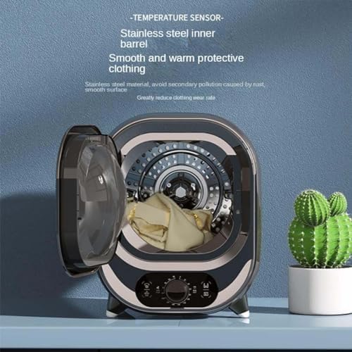 Compact Portable Mini Condenser Dryer - Quick Drying, Energy Efficient Laundry Solution for Small Spaces, Ideal for Apartments, Dorms & RVs
