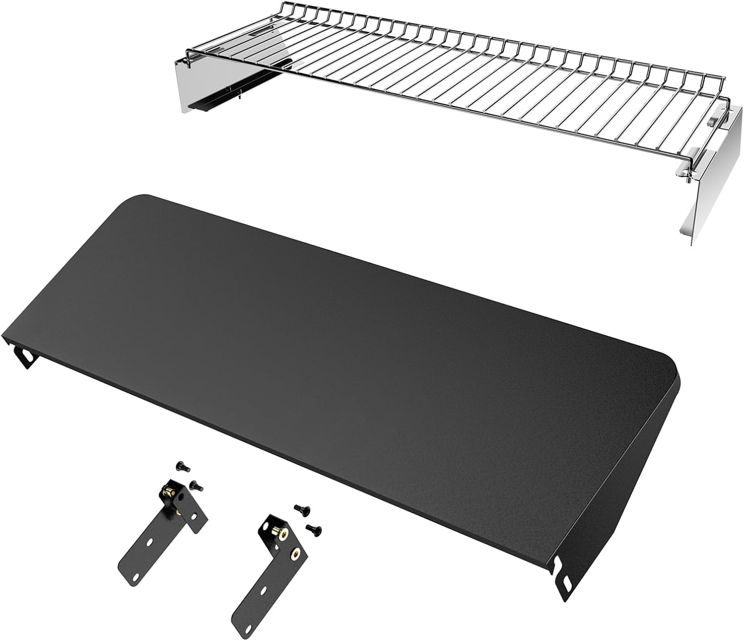 Stanbroil Folding Front Shelf and Warming Rack for Traeger Pro Series 34 Pellet Grill