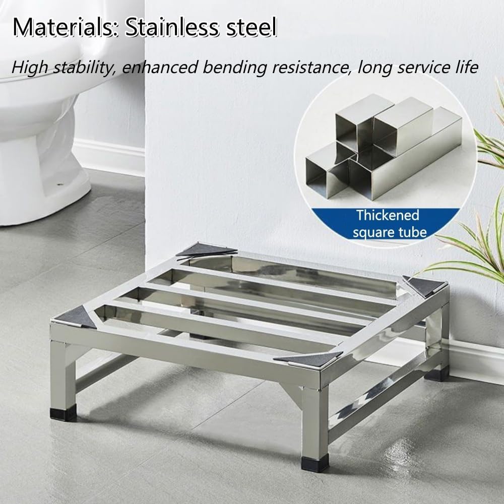 Stainless Steel Washing Machine Pedestal, Heavy Duty Appliance Riser for Washing Machine, Refrigerator, Laundry Pedestal for Washer and Dryer(60cm/23.6in)