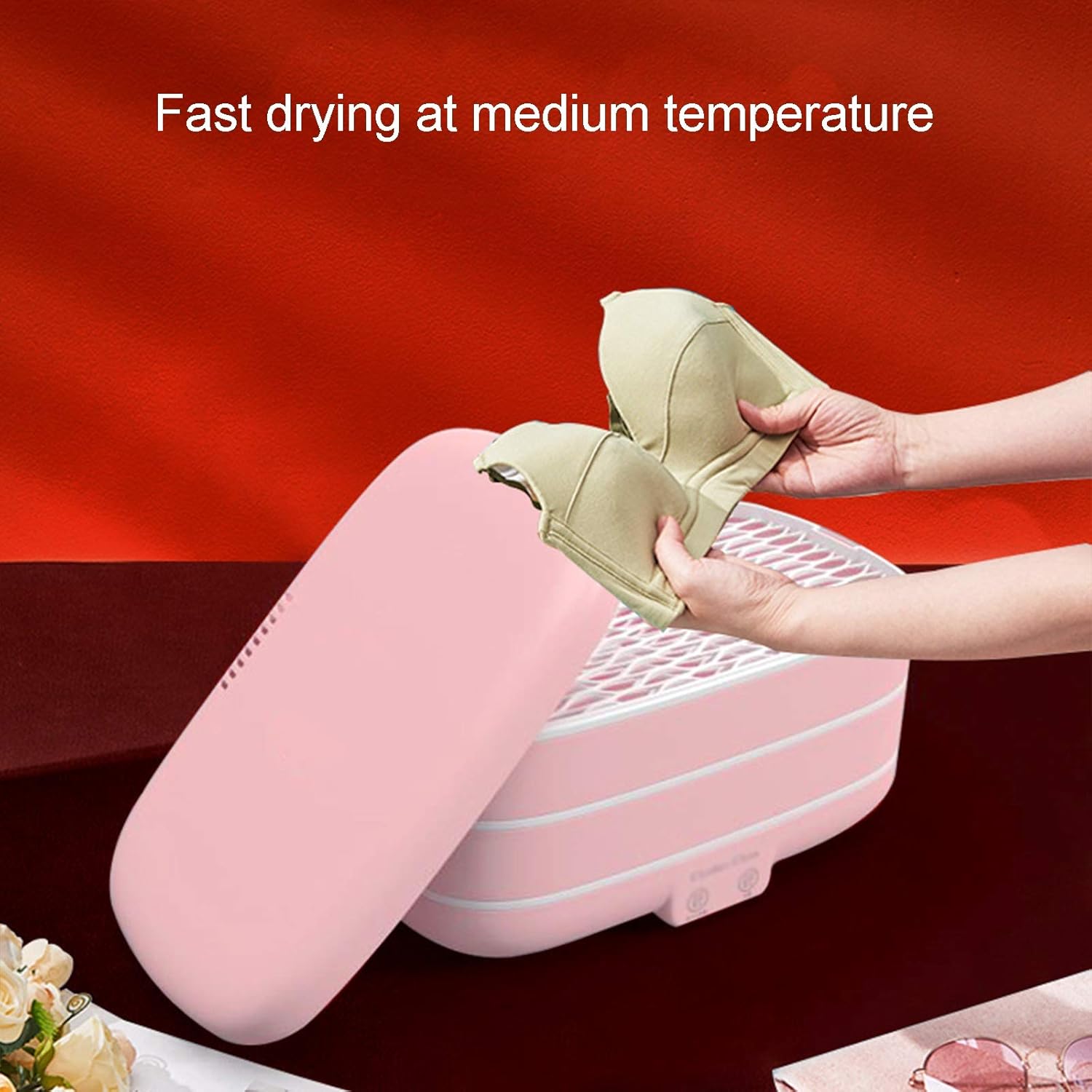 Compact Dryer, UV Ultraviolet Rays Electric Portable Clothes Dryer with Automatic Working Mode for Small Living Spaces, Apartment Houses, dorms, RVs