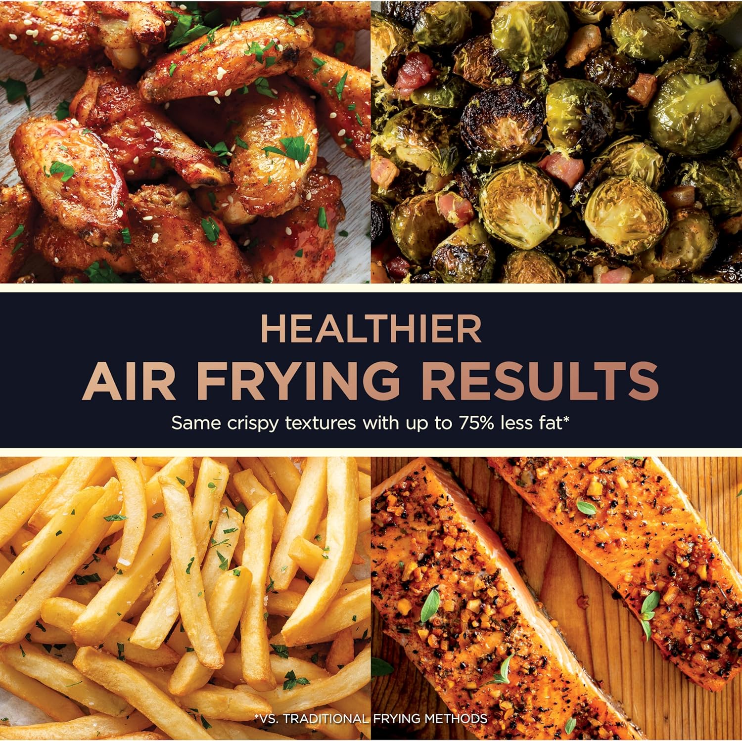 Ninja | French Door Premier | Air Fryer, Convection Oven, Toaster | 5-qt Air Fry Basket, Sheet Pan, Wire Rack, Broil Rack | PFAS-free Cooking Surface, Dishwasher-safe Accessories | FO101 (NEW)