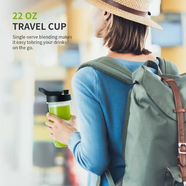 Professional Countertop Blender with Glass Jar, 2 Interchangeable Blades, Variable Speed Control, Silver