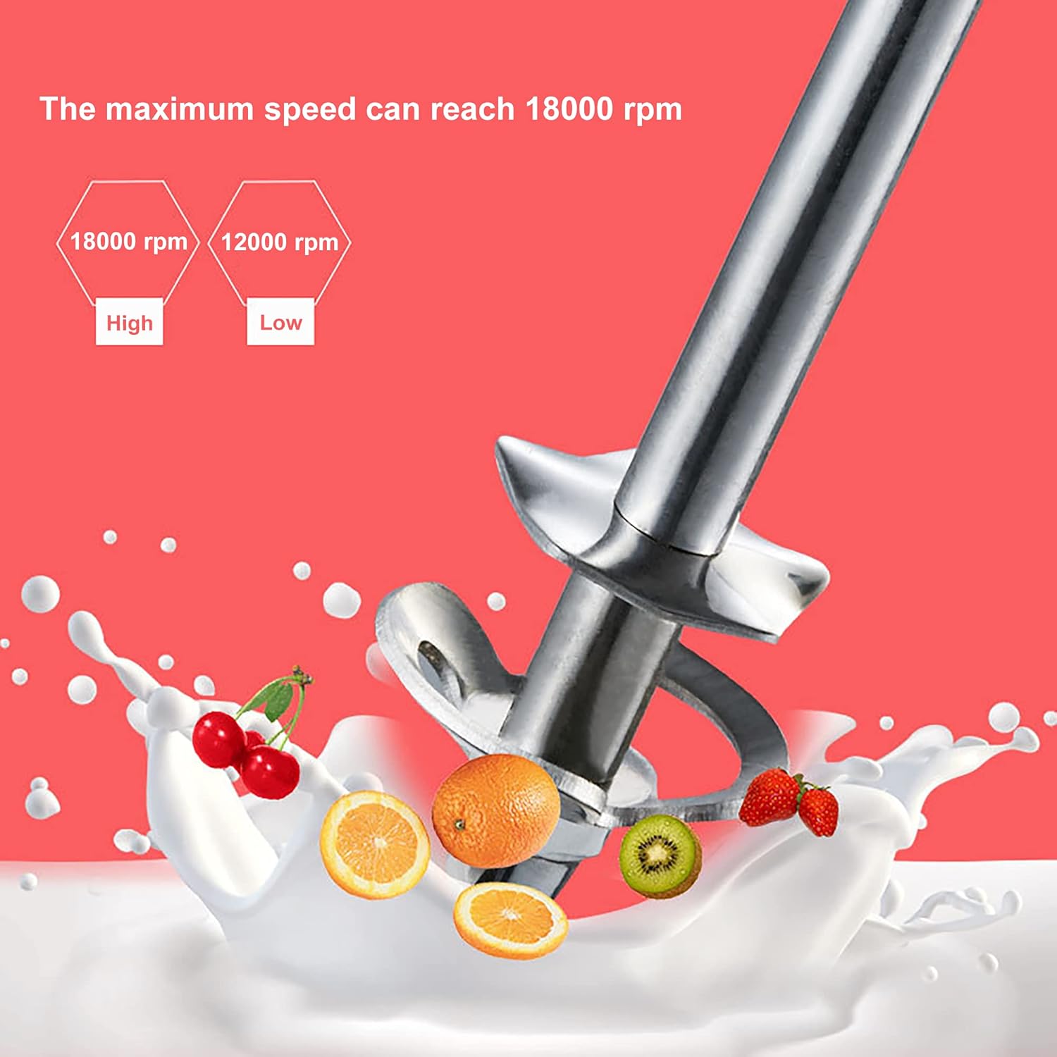 300W Commercial Milkshake Maker Machine, 1000Ml*2 Double Head Milkshake Mixer, 12000-18000 R/Min Food Blender Machine, Ce/Fcc
