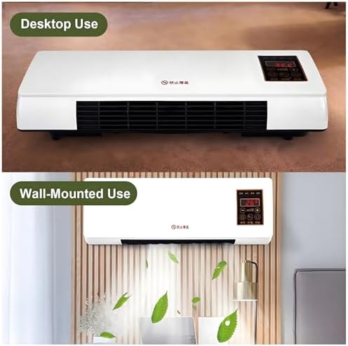 Enchantia Ductless Wall Air Conditioner, Wall-Mounted Desktop 2 In 1 Wall Mounted Ac, Silent Portable Smart Air Conditioner with Remote Control for Home Bedroom Living Room