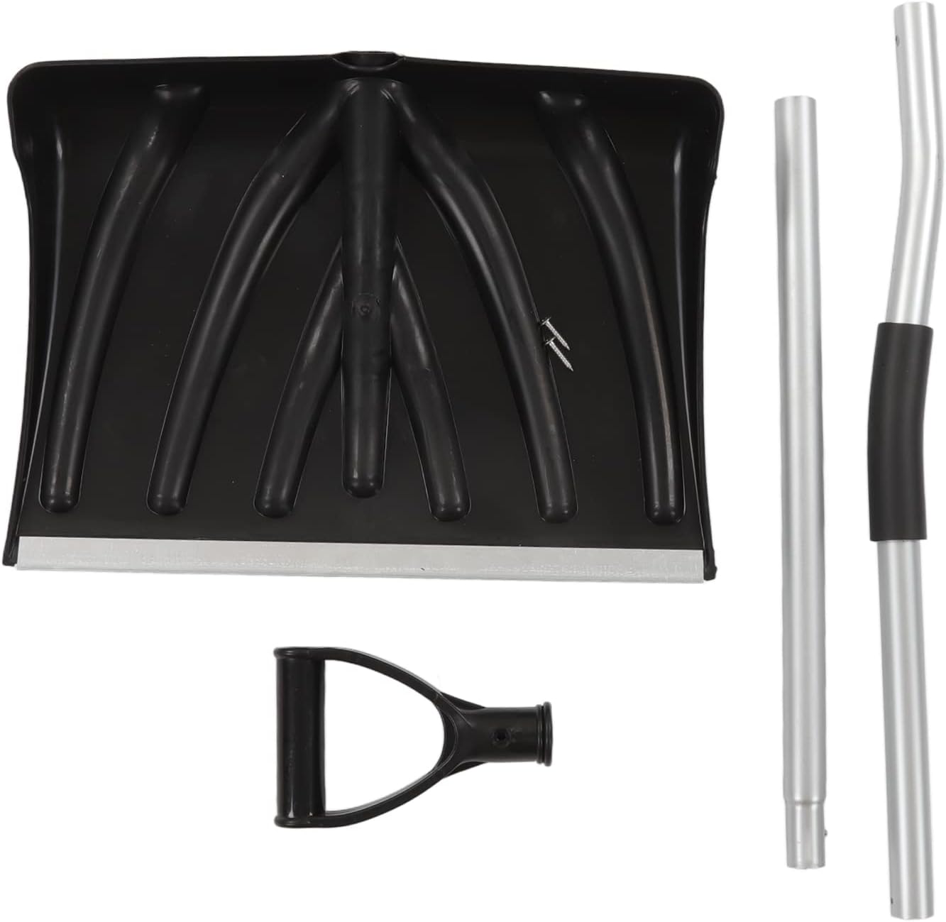 Wide Snow Shovel Large Capacity D Shaped Handle Detachable Emergency Snow Shovel for Car Garage Warehouse