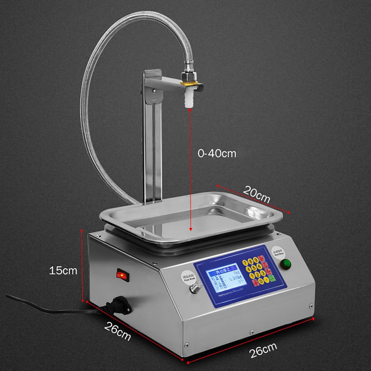 Liquid filling machine, laundry detergent, detergent, edible oil weighing and quantitative automatic filling machine,Silver