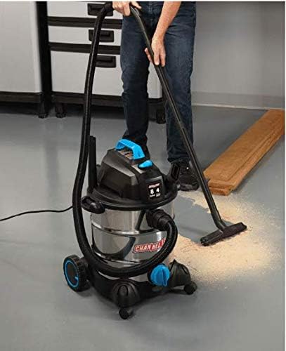 Channellock Wet/Dry Vac 8L04001S - Stainless Steel, 4.0 HP, Shopvac, Wetvac - 8 Gal