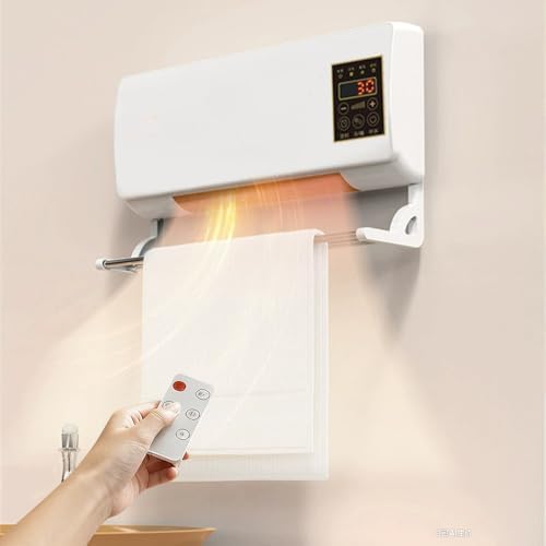 Mini Aire Acondicionado Portátil De Pared Wall Air Conditioner Fan Multifuntional Air Conditioner for Bedroom with Precise Remote Control 6h Programmable Timing