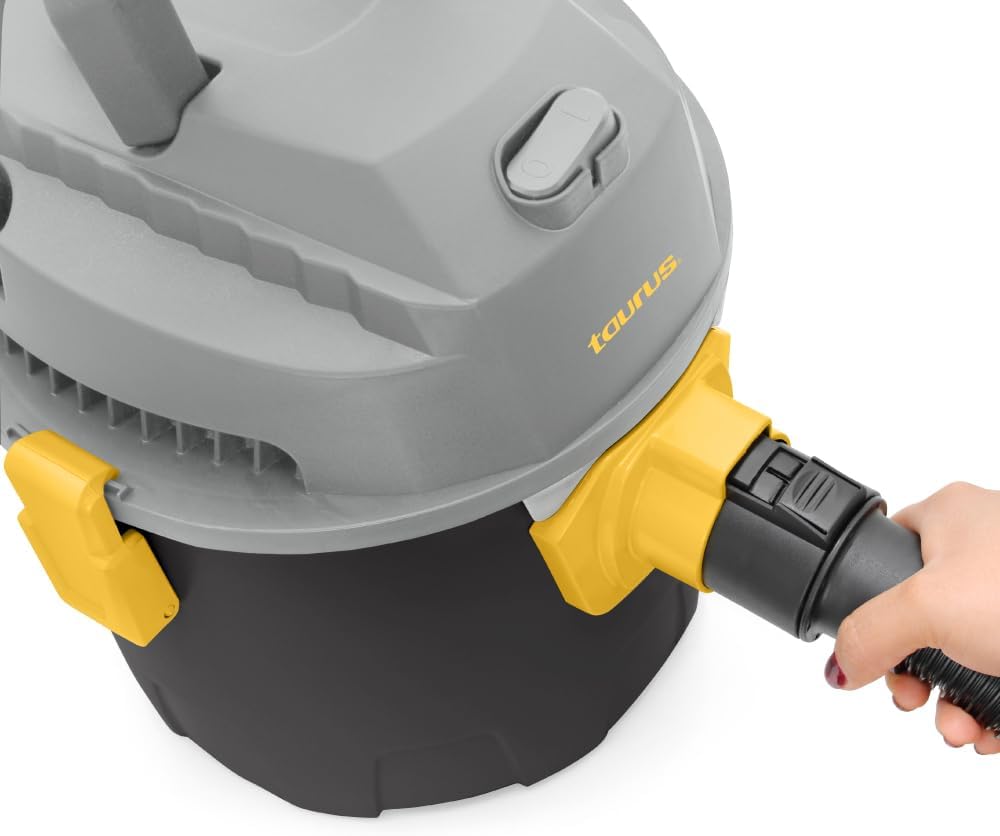 Taurus Hurricane | Wet & Dry Vacuum Cleaner | 3 Modes of Use | 2.6 Gallons | Vacuums Solids, Liquids, or Functions as an Air Blower | Powerful Suction | 1.2 m Hose | Includes Accessories