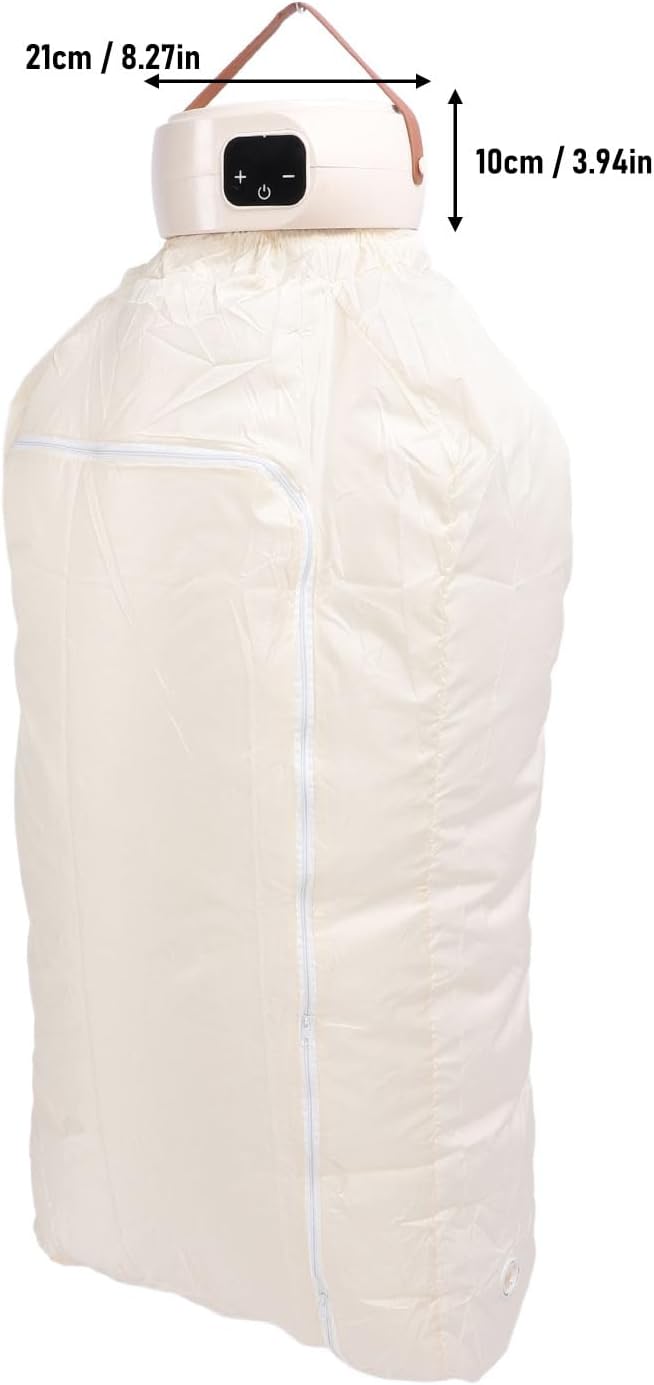 500W Portable Clothes Dryer, Compact Laundry Dryer, Fast Drying with Digital Display, 6 Timer for Travel Home Apartment, Constant Temperature Drying, Foldable Dryer with Drying