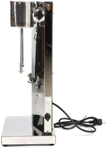 650ML Milkshake Maker Double Head Milk Shake Machine, 180W 18000RMP High Speed Commercial Milk Shake Maker Stainless Steel Milkshake Blender with 4 * 650ml Cup, 2 Speed Adjustable