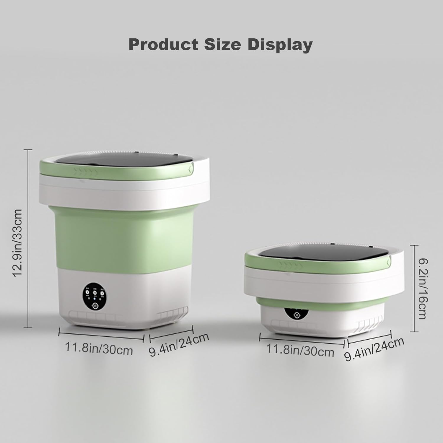 WHYATT Washing Machines,Portable Washing Machines,7.5L Large Capacity, Small Spaces, Lightweight and Easy to Carry