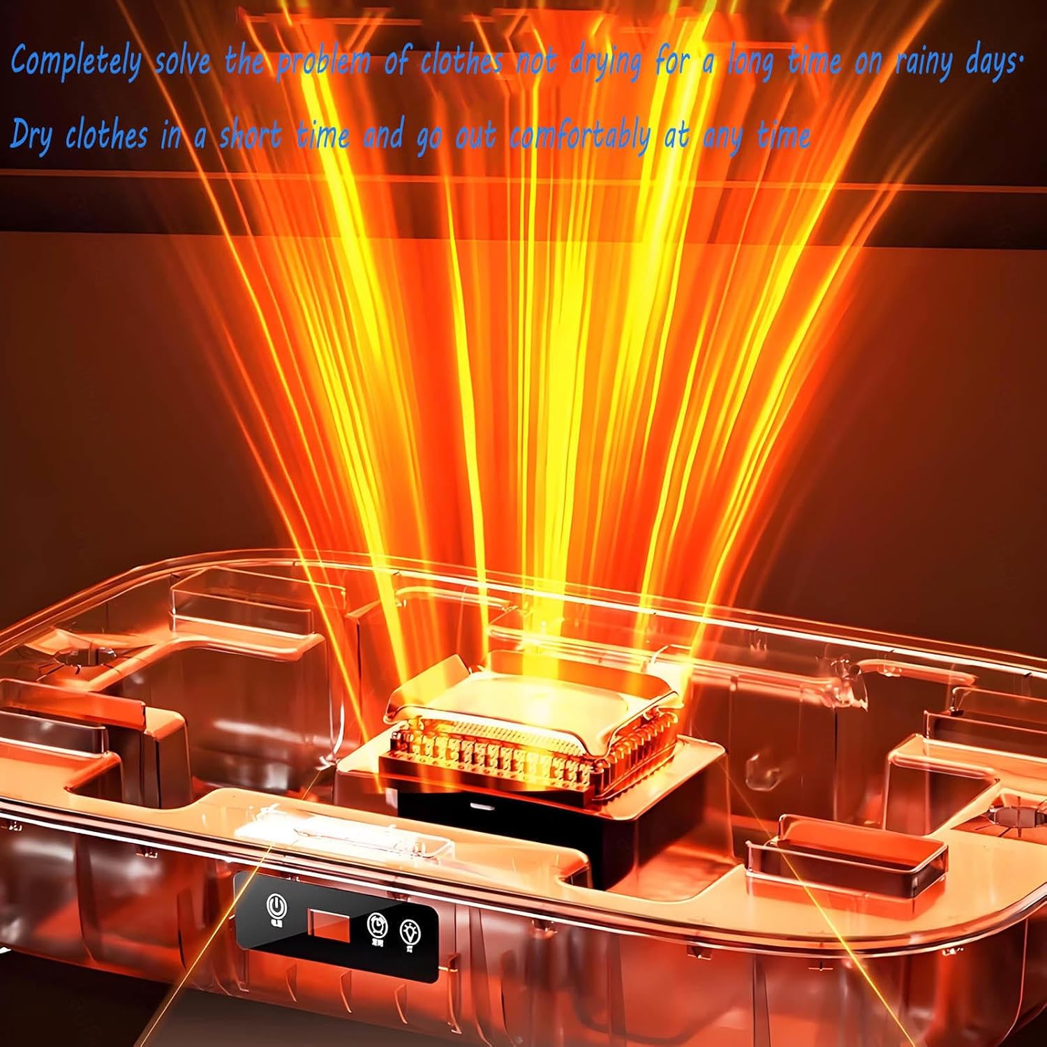 Folding Automatic Ironing Machine, Laundry Folding and Ironing Machine Double-Layer Use, Portable Dryer for Apartments 900w for clothes and fabrics, quick-dry steam