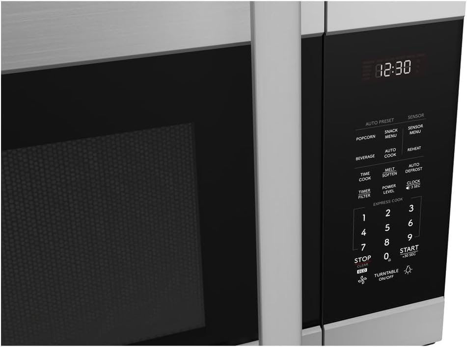 SHARP SMO1754JS Over the Range Microwave Oven with 13.6